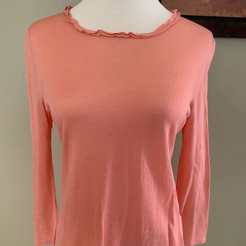 Jil Sander Orange Cashmere Sweater